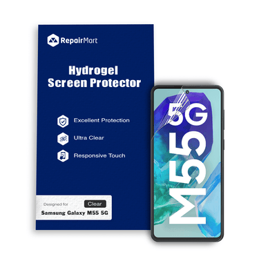 Samsung Galaxy M55 5G Compatible Premium Hydrogel Screen Protector With Full Coverage Ultra HD